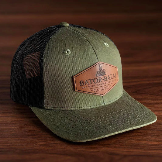 Trucker Hat with Leather Patch